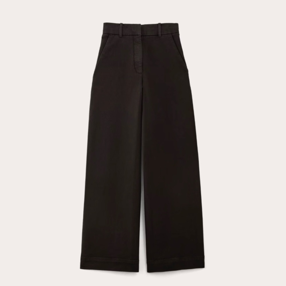 Classic Black Wide-Leg Pants